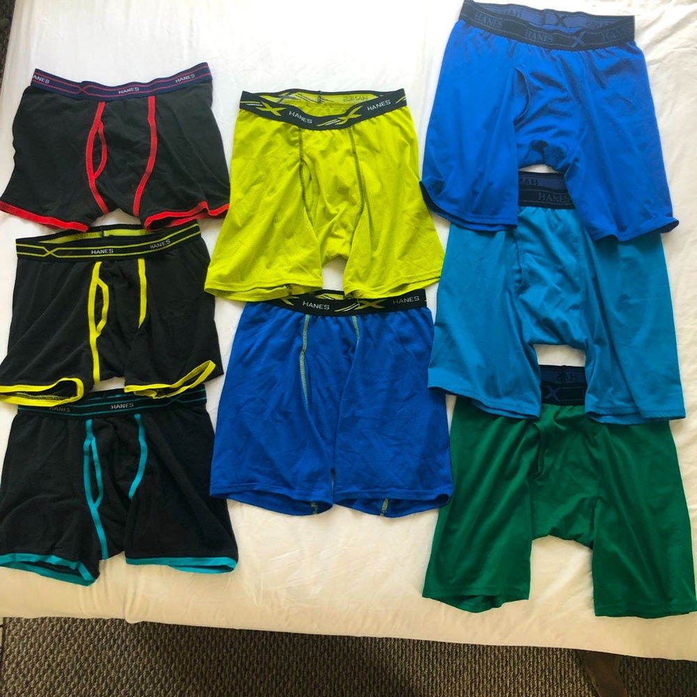 Hanes boxer briefs (variety)